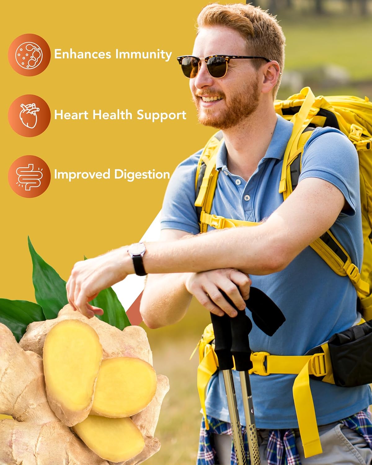 Vitamin D3 5000IU with Vitamin K2, Turmeric Curcumin & Ginger for Immune & Heart Health Support