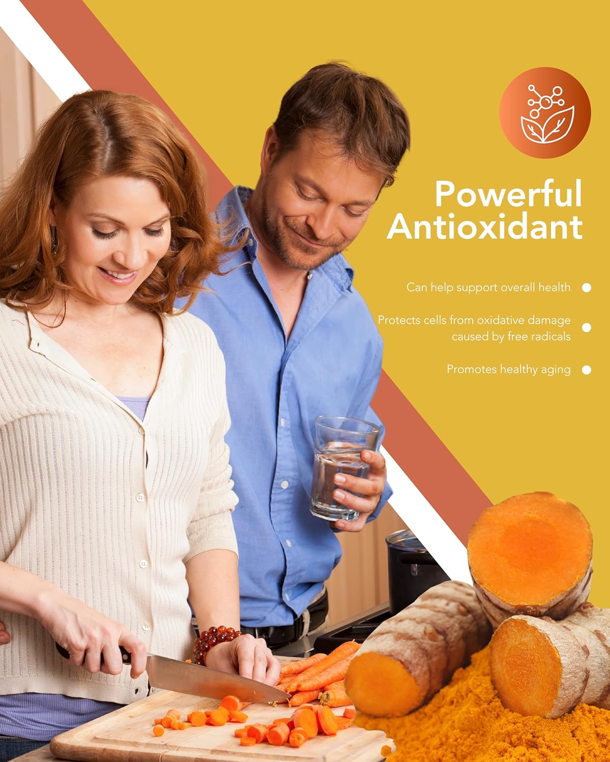 Vitamin D3 5000IU with Vitamin K2, Turmeric Curcumin & Ginger for Immune & Heart Health Support