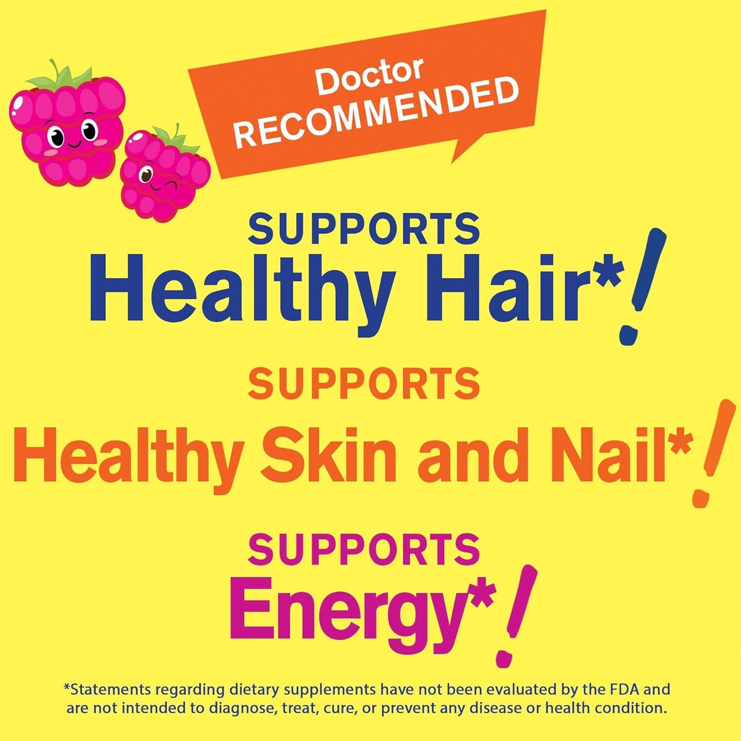 Vitamin D3+K2 and Biotin Kids Gummies Bundle - Gluten Free, GMO Free, Chewable Gummy Supplement for Children