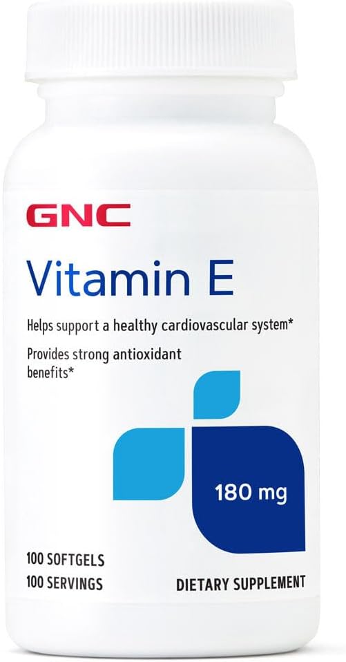 Vitamin E 200mg Supplement for Cardiovascular Health - 100 Servings