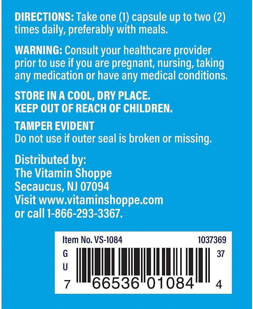 Vitamin Shoppe Magnesium Citrate Complex 160MG Capsules for Bone, Teeth, and Energy Support