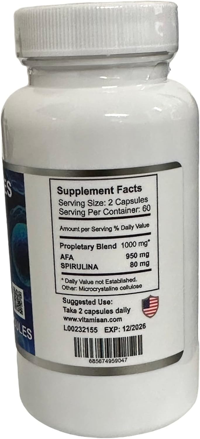 Vitamisan Blue Green Algae Stem Cells Supplement 4 Bottles