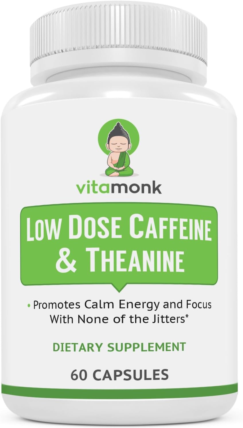 VitaMonk Brain Boost Bundle with Alpha GPC, Uridine, Low Dose Caffeine, and L-Theanine - Cognitive Enhancement Supplement Pack
