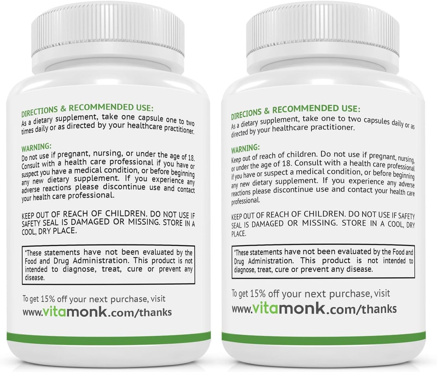VitaMonk Brain Boost Bundle with Alpha GPC, Uridine, Low Dose Caffeine, and L-Theanine - Cognitive Enhancement Supplement Pack