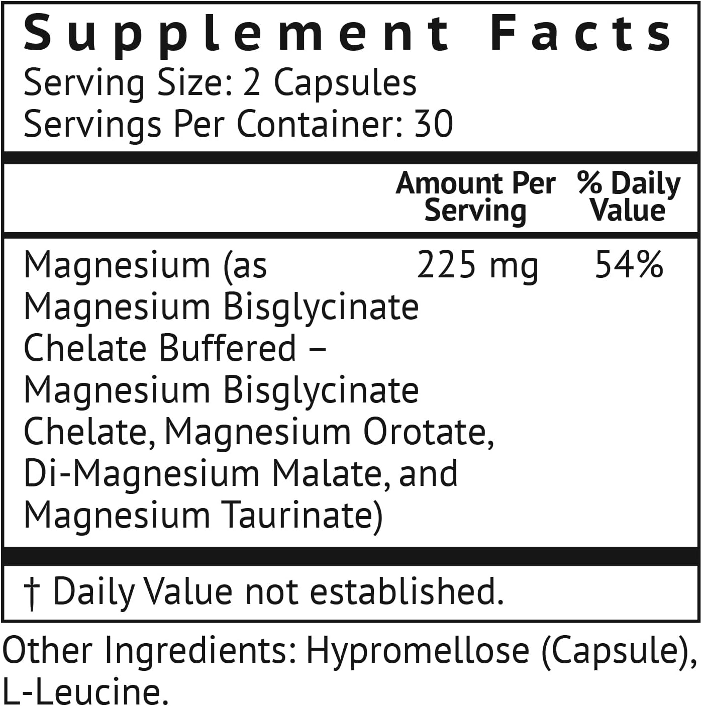 Vitamonk Quad Magnesium Blend - High Absorption Complex for Sleep, Heart, and Mood - Orotate, Glycinate, Taurate, Malate - BoostGo Australia