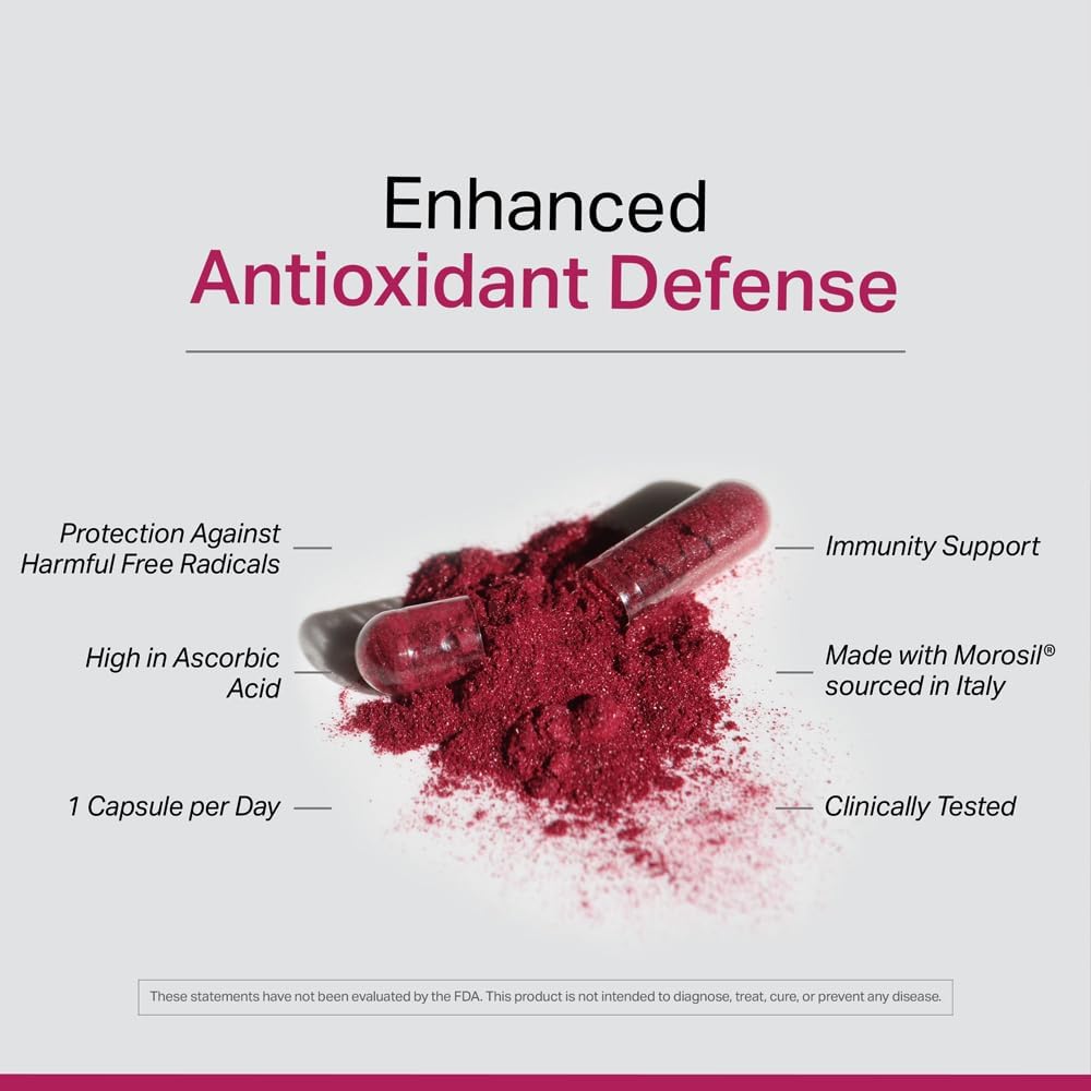 VitaMorosil Antioxidant Supplement for Men & Women - Wellness & Vitality Boost - Moro Red Orange - Non-GMO, Gluten Free - 60 Capsules - USA Made