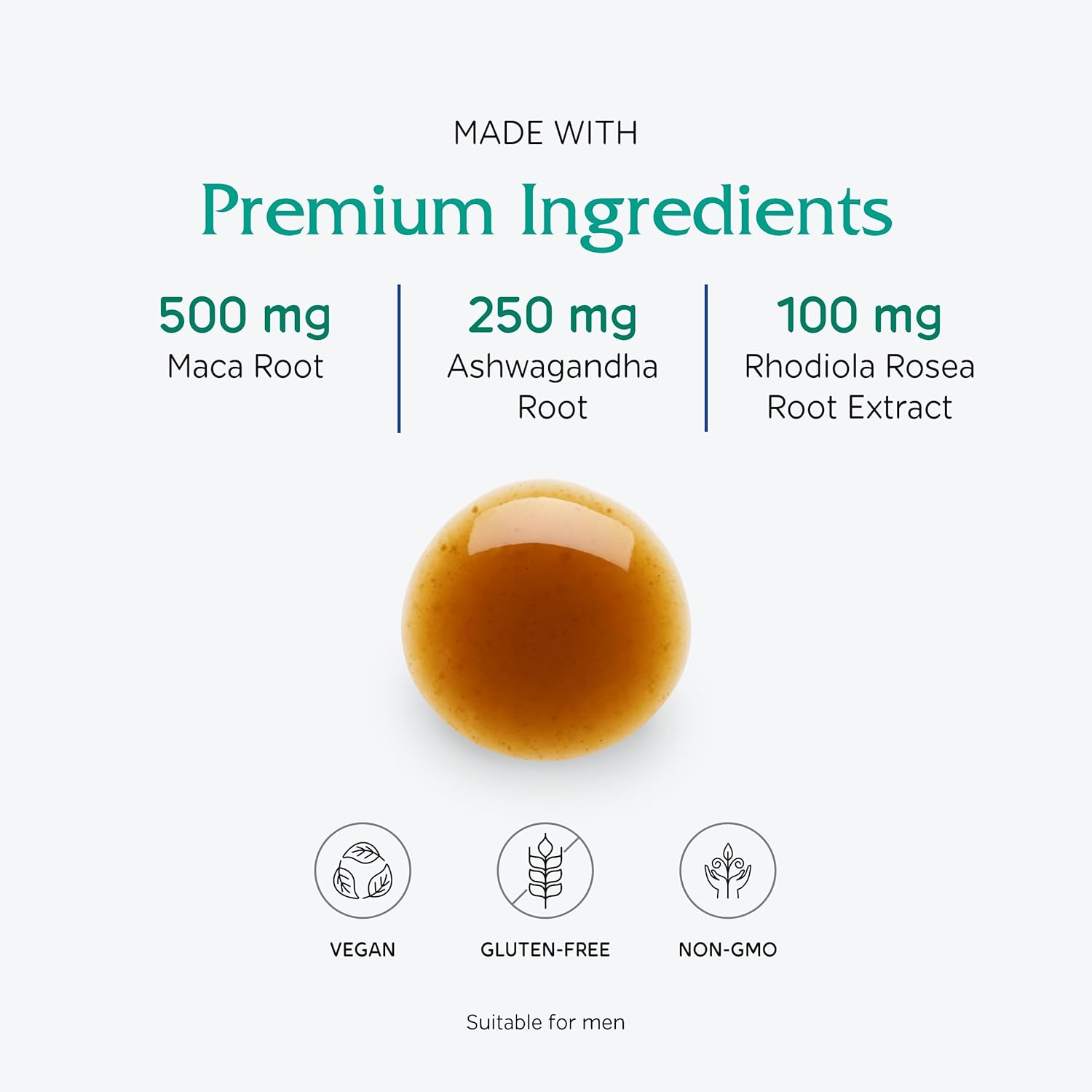 Vitanica Adrenal Tonic: Alcohol-Free Vegan Adrenal Support Supplement, Chai Spice Flavor - 4oz