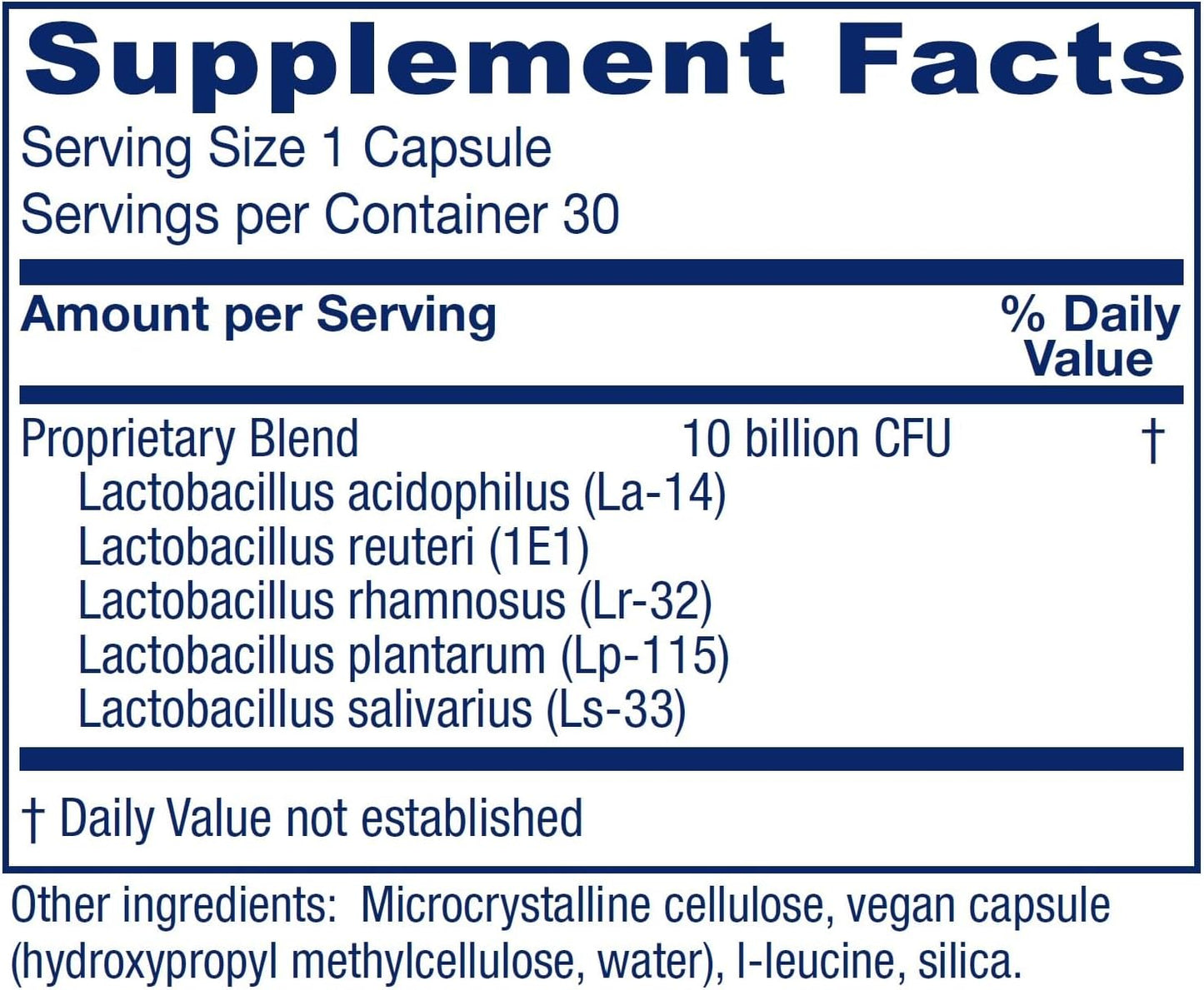 Vitanica FemEcology: Vaginal & Intestinal Probiotic Support, 30 Capsules, Vegetarian Formula