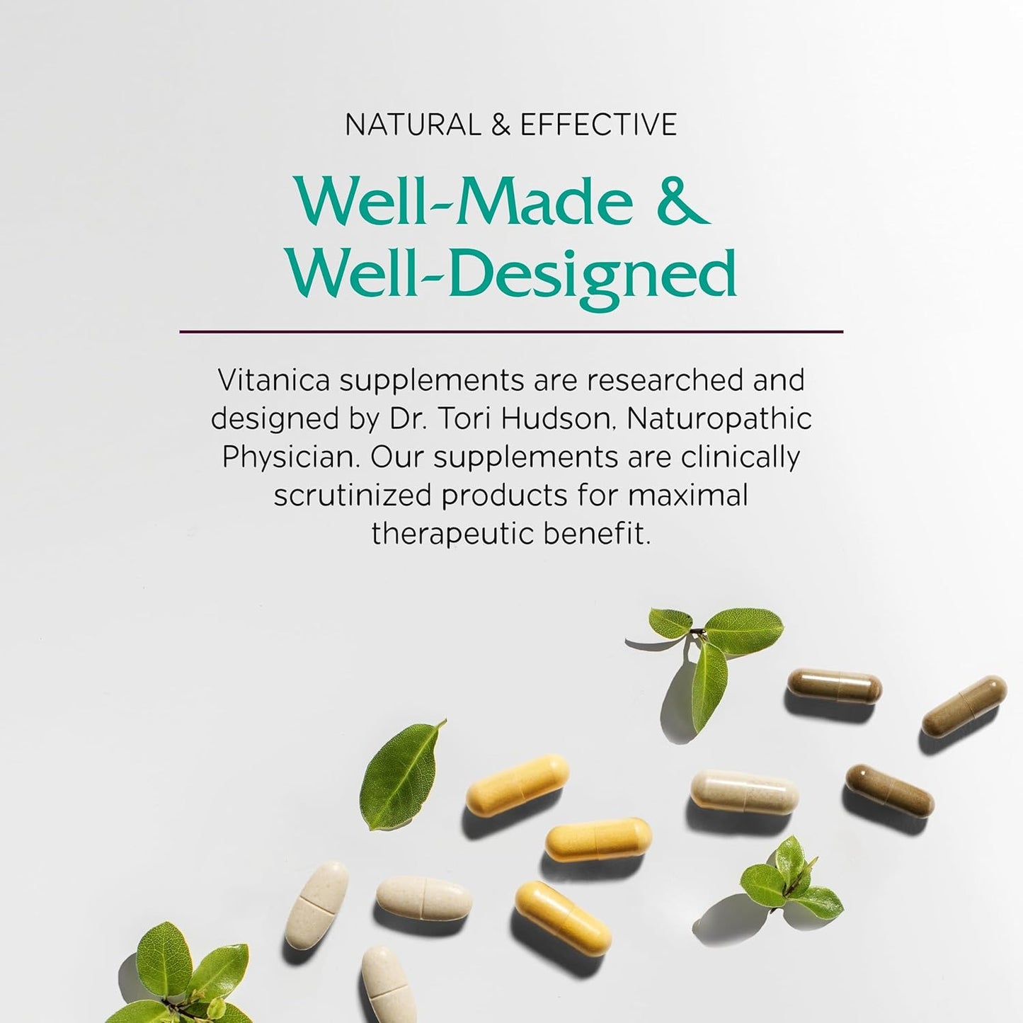 Vitanica OsteoBlend: Vegan Bone Support Supplement - 120 Capsules