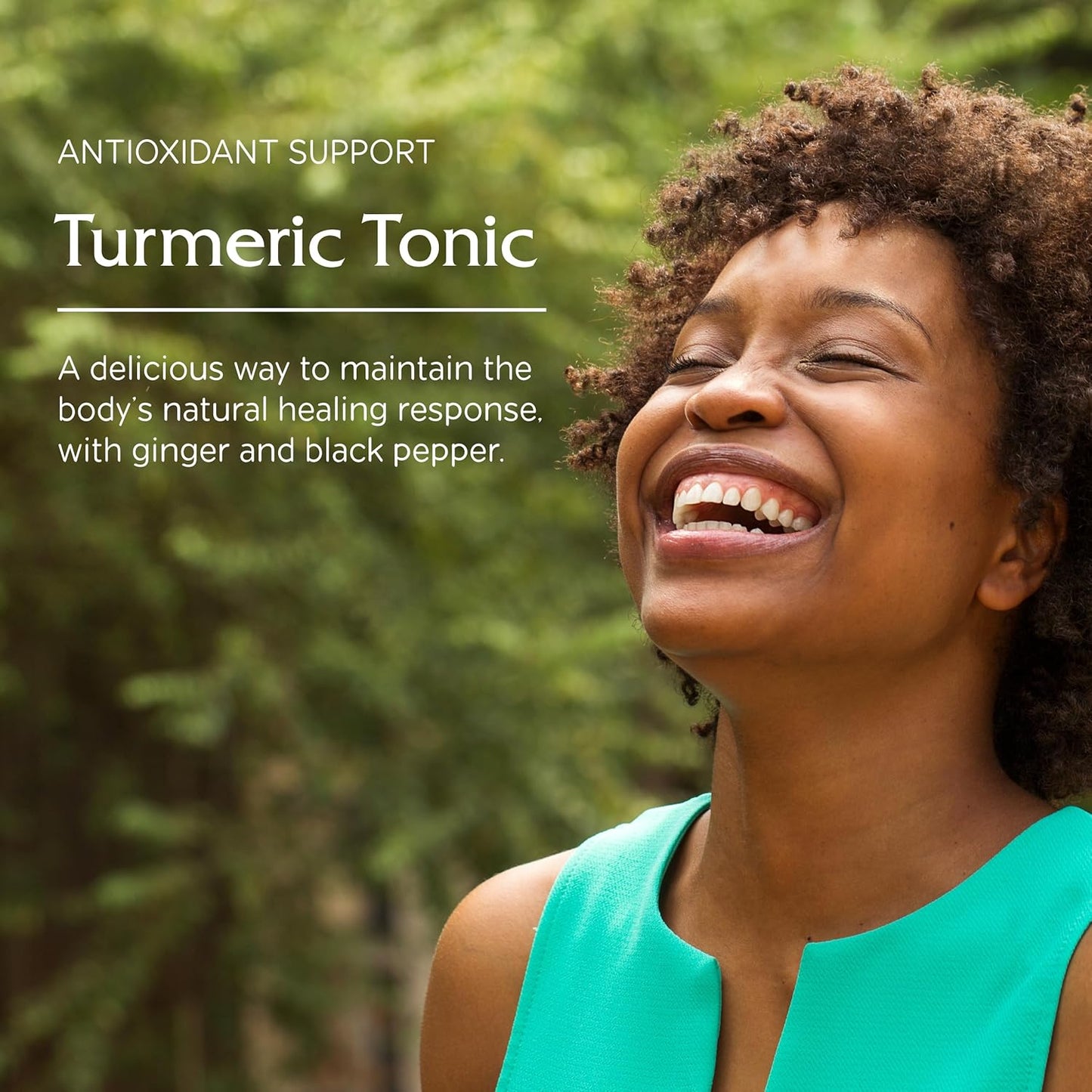 Vitanica Turmeric Tonic 1000mg Liquid Supplement with Black Pepper & Ginger - Antioxidant Vegan Gluten Free - 4oz