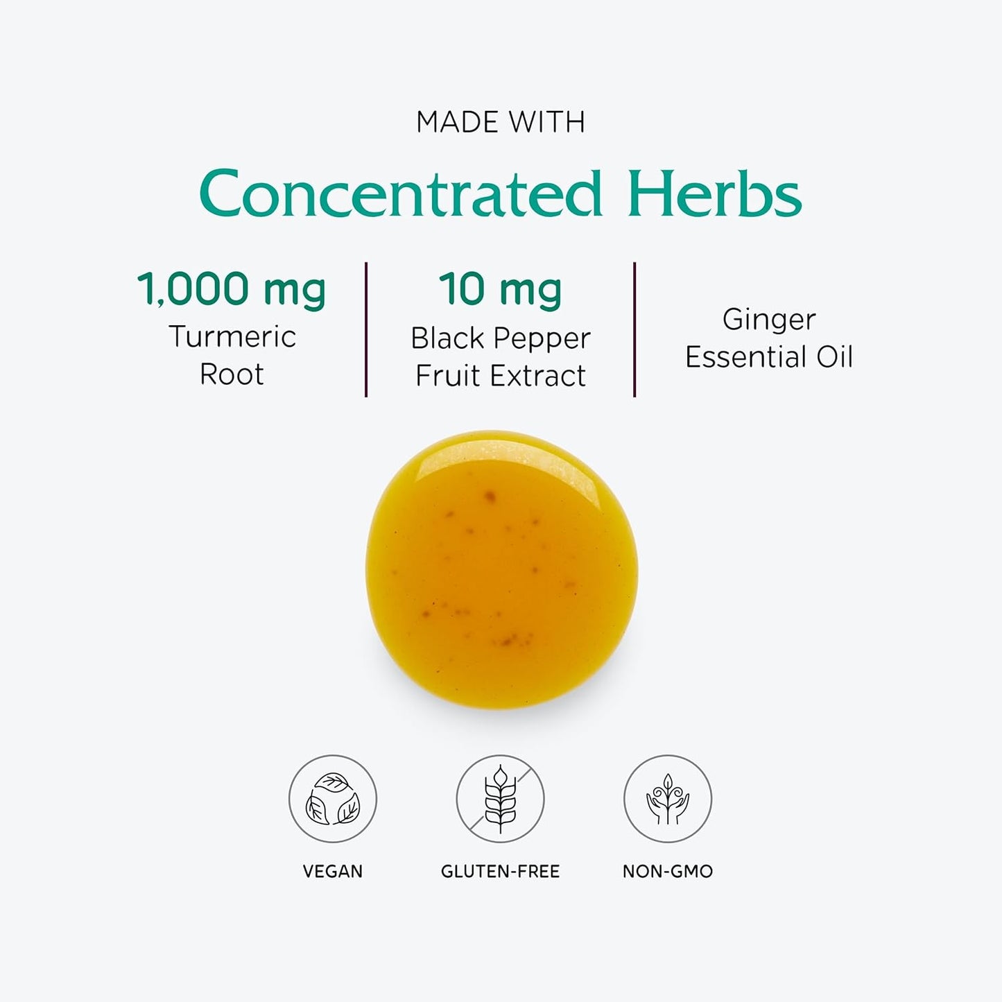Vitanica Turmeric Tonic 1000mg Liquid Supplement with Black Pepper & Ginger - Antioxidant Vegan Gluten Free - 4oz