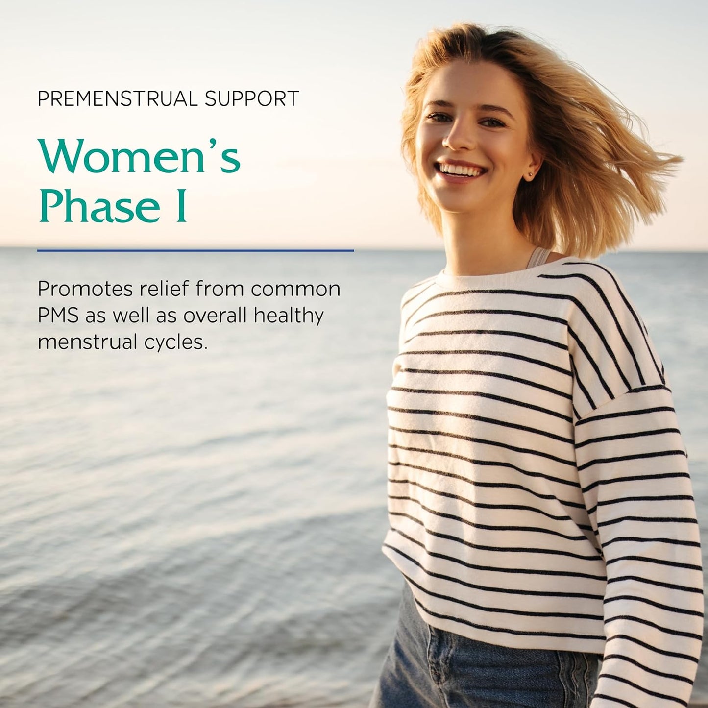 Vitanica Women's Phase I Premenstrual Support Capsules - Vegan Formula, 60 Count - BoostGo Australia