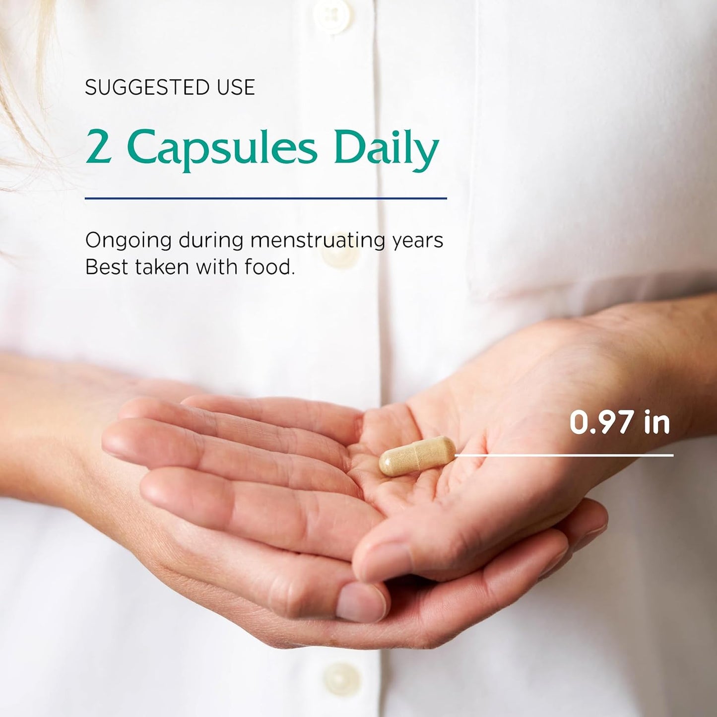 Vitanica Women's Phase I Premenstrual Support Capsules - Vegan Formula, 60 Count - BoostGo Australia