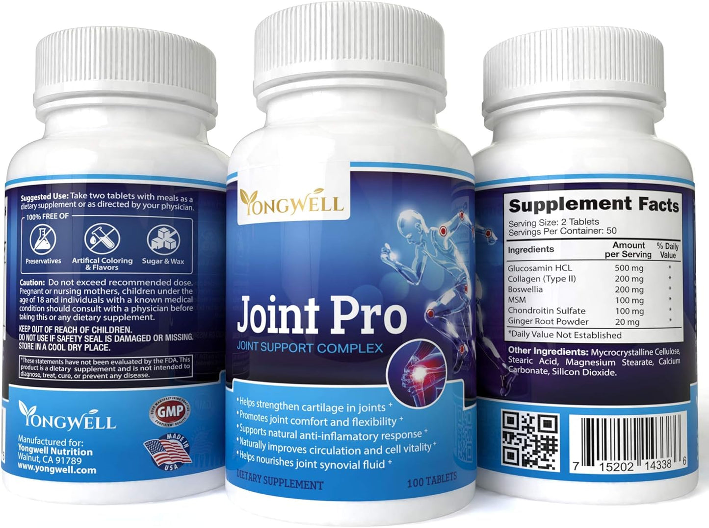 VitaVita Joint Pro: Comprehensive Joint Support Complex (100 Tablets)