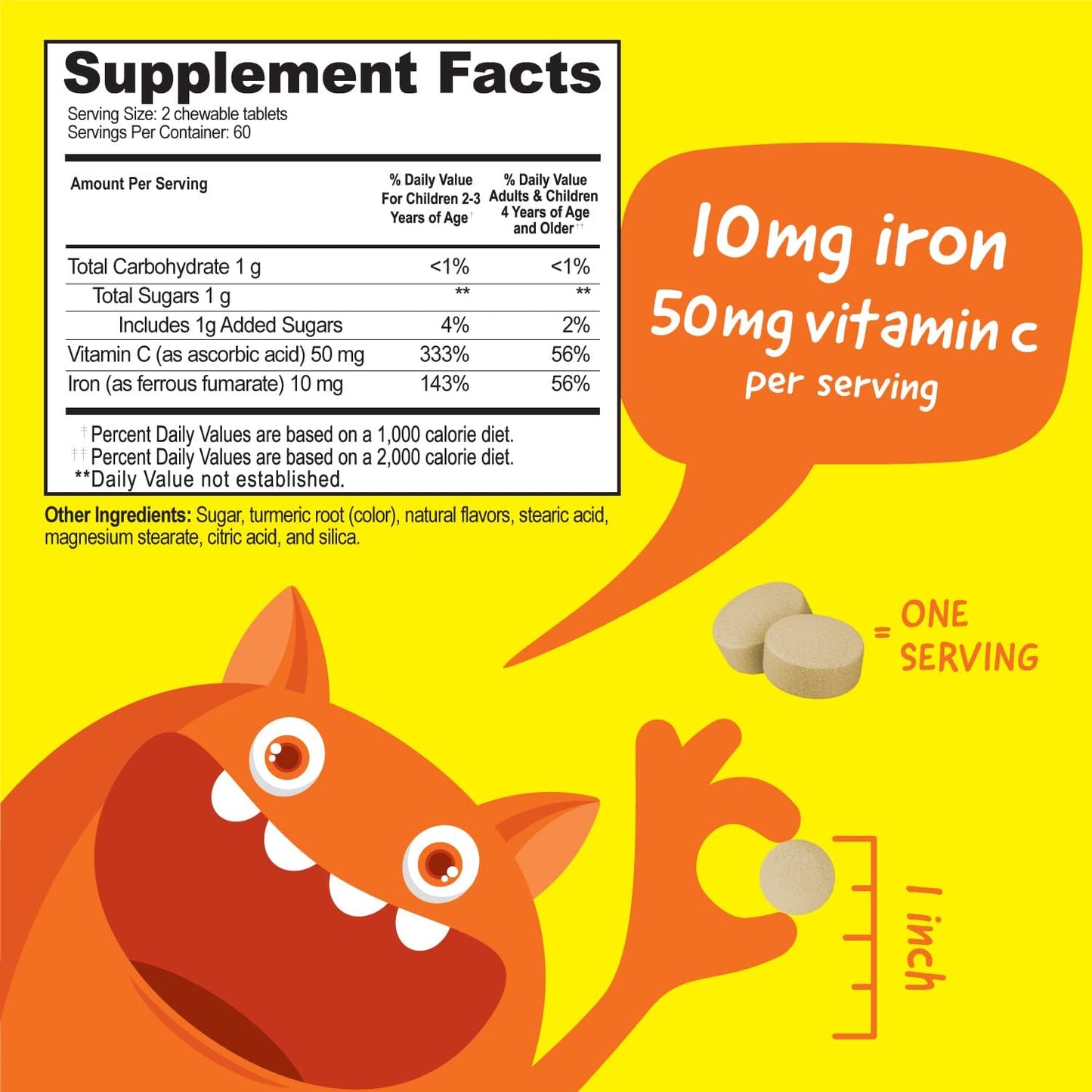 VitaWorks Kids Biotin and Iron Bundle with Vitamin C Chewables