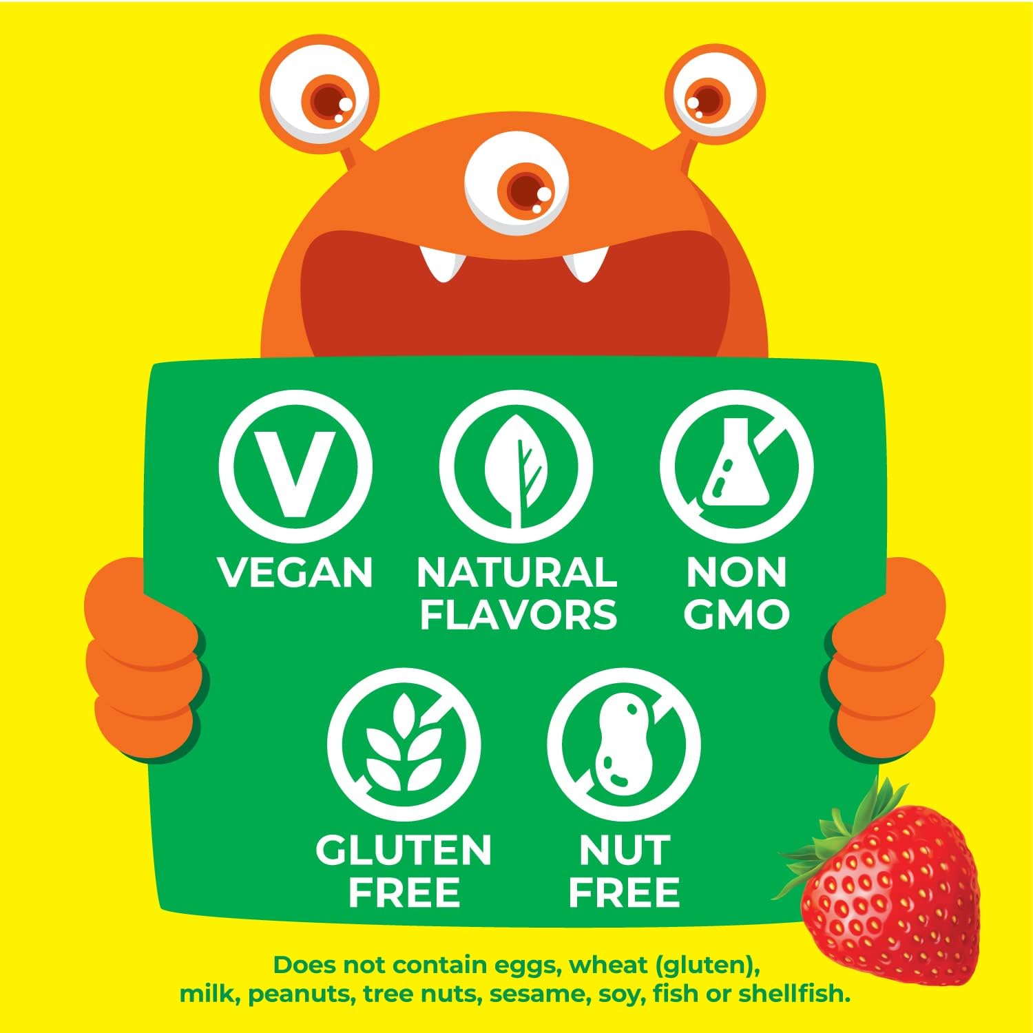 VitaWorks Kids Probiotic Chewable Tablets - Berry Flavor - 5 Billion CFU, Prebiotic Fiber, Vegan, Nut Free - Digestive Health - 60 Count - BoostGo Australia