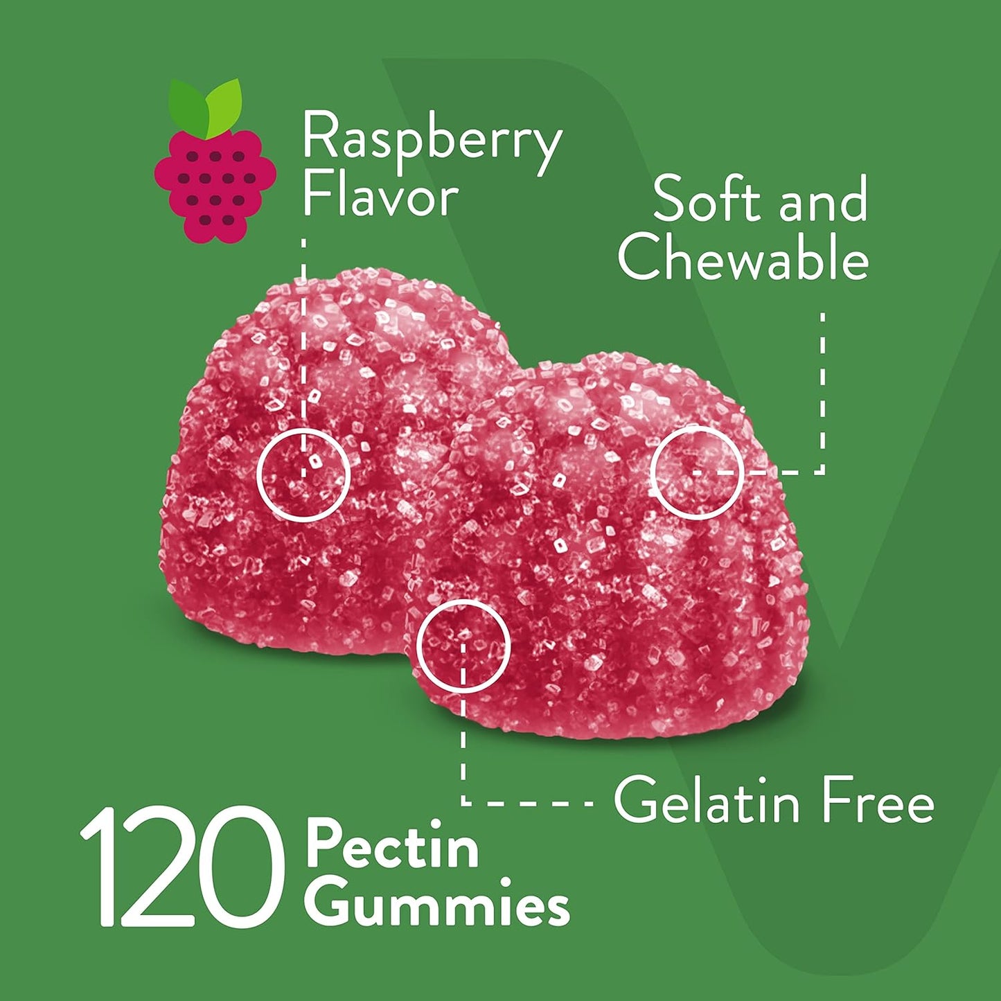 Viteey Magnesium Citrate Gummies for Adults & Teens - 66mg, Supports Calm Mood, Relaxation, Muscle Function - Vegetarian, Gelatin Free, GMO Free - Raspberry Flavored Chewable Gummy