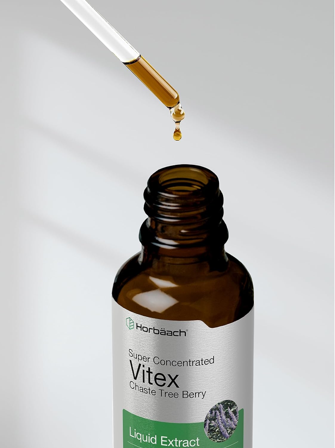 Vitex Berry Chasteberry Extract - Super Concentrated 2 fl oz Supplement, Alcohol-Free, Vegetarian, Non-GMO, Gluten-Free