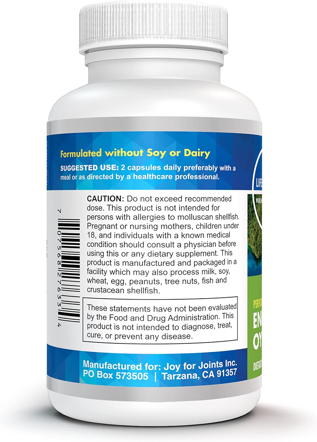 VIVALIFER New Zealand Energize Oyster Extract Capsules - Joint Support with Zinc, Vitamin D, Amino Acids, Immune Boost, Anti-Aging, 500mg