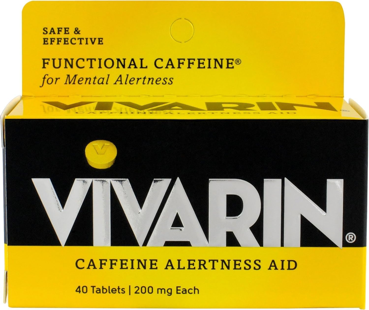 Vivarin Caffeine Alertness Aid Tablets - 240 Tablets Total