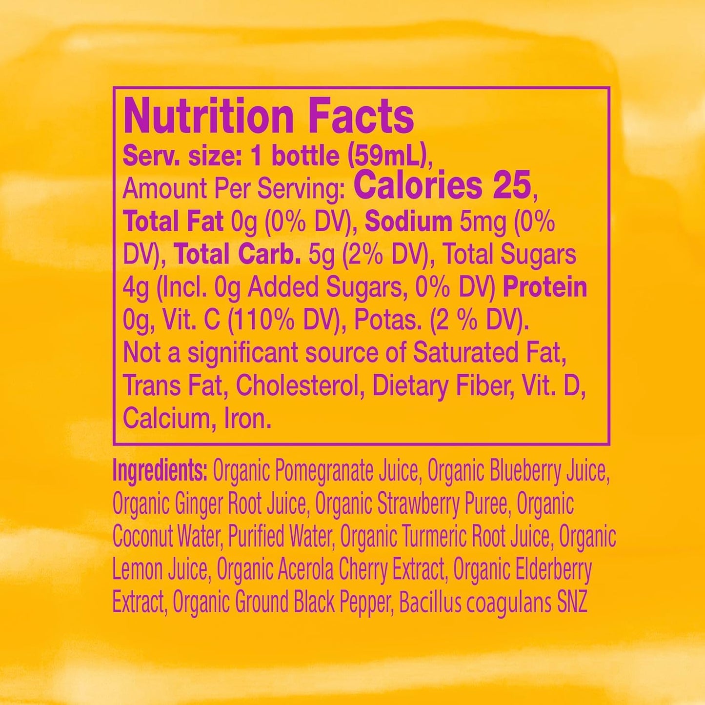 Vive Organic Elderberry Shot with Turmeric & Ginger for Immune Support - Gluten Free, Vegan - 2 Fl Oz (Pack of 12)