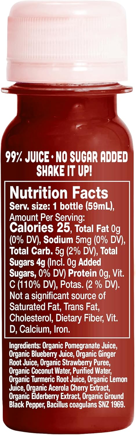 Vive Organic Elderberry Wellness Shot - Immunity Boost 2 oz