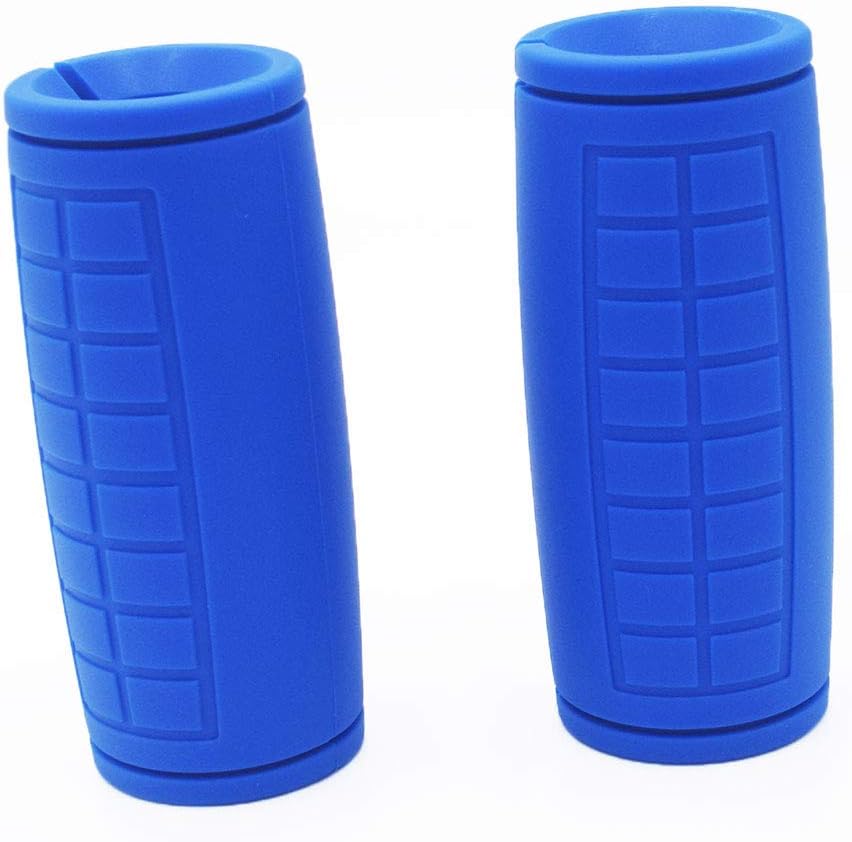Weight Bar Grips for Standard Barbell & Dumbbell Handles - Thick Bar Training Adapter for Weightlifting & Cable Attachments - Fitness Training Rope Grips for Arm & Forearm Strength Builder