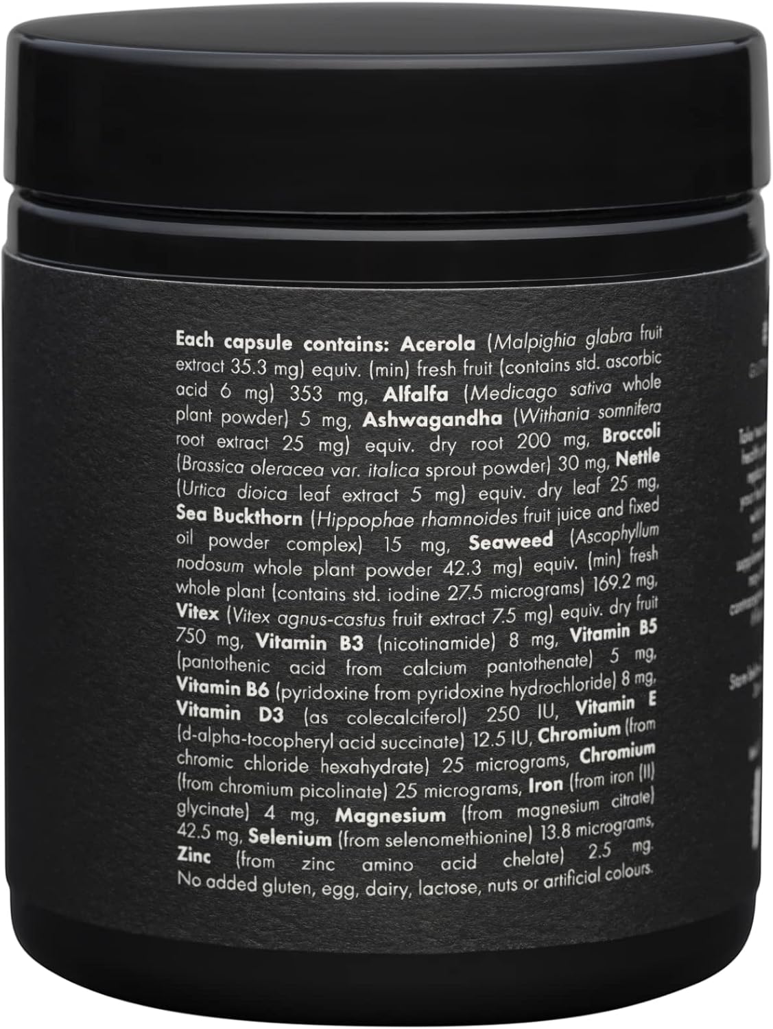 WelleCo PMS Elixir Supplement for Women with Magnesium, Ashwagandha, Iron, Iodine, Broccoli Sprouts, Vitex, Chromium, B Vitamins - 60 Capsules, Vegan & Gluten Free