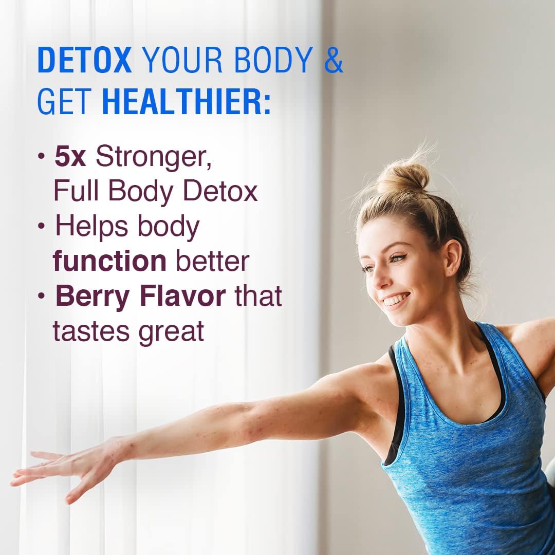 Wellgenix Omni Rhino Detox Drink - Fruit Punch Flavor - 8 fl oz - Same Day Toxin Elimination - Single Pack