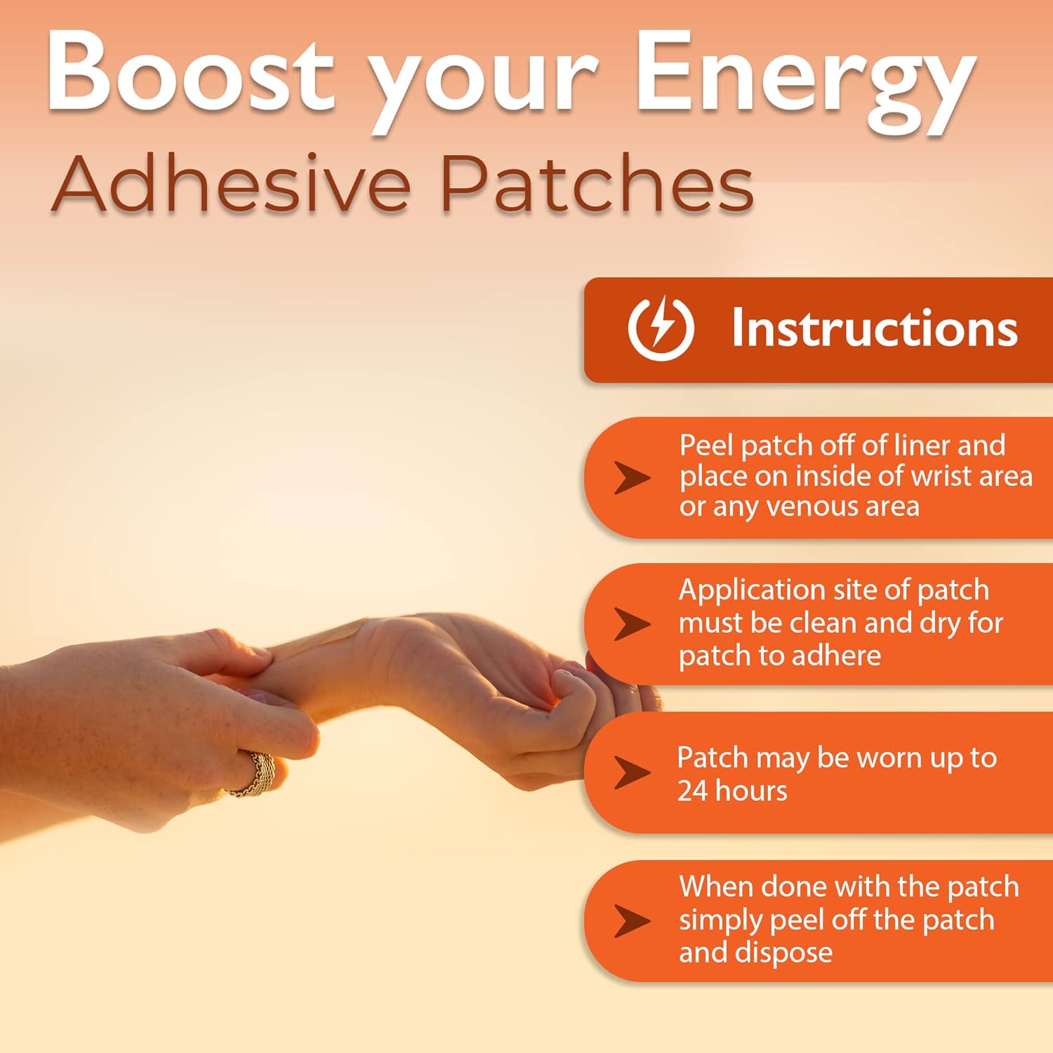 Wellness Patch Variety Pack - Energy Patches with B12, Caffeine, and Natural Ingredients for Focus and Alertness