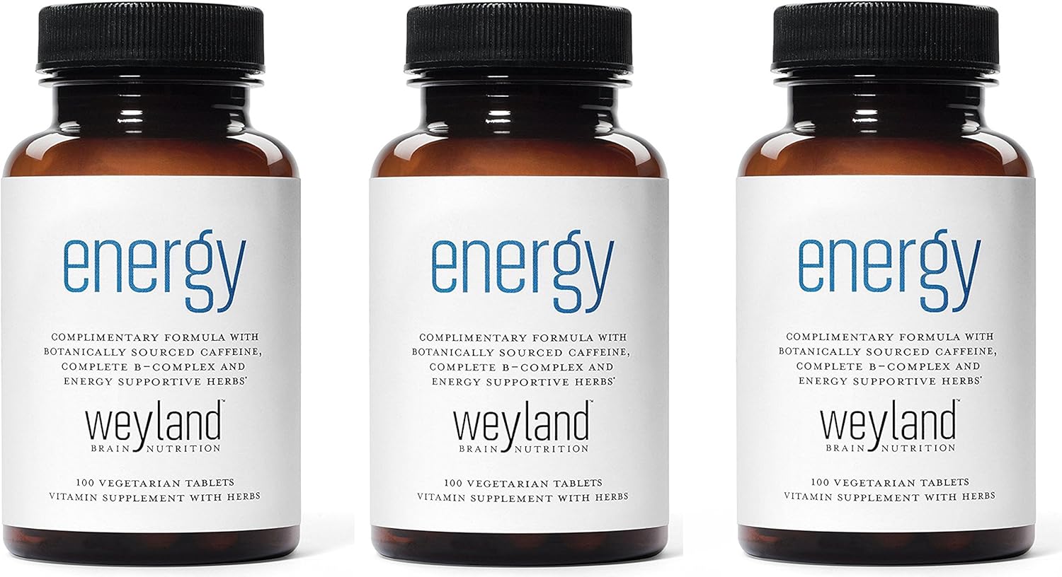 Weyland Energy Brain Nutrition Supplement (3 Bottles)