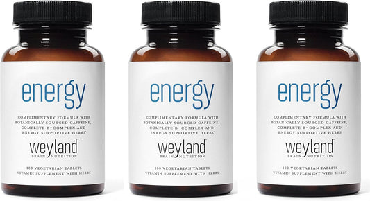Weyland Energy Brain Nutrition Supplement (3 Bottles)