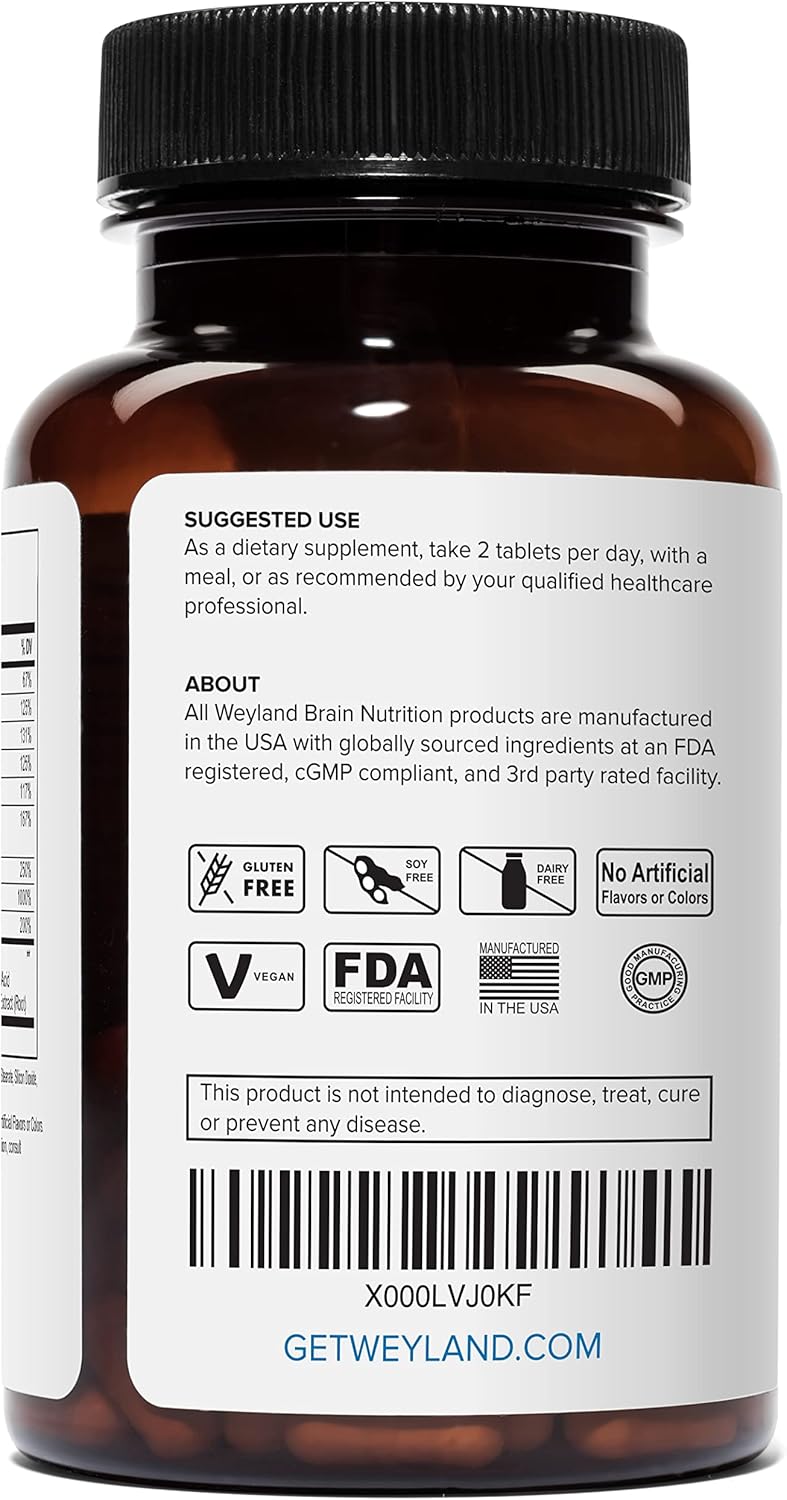 Weyland Energy Brain Nutrition Supplement (3 Bottles)