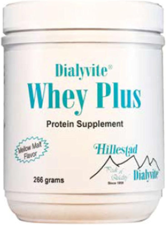 Whey Protein Plus Powder - 266g by Dialyvite for Muscle Recovery and Growth