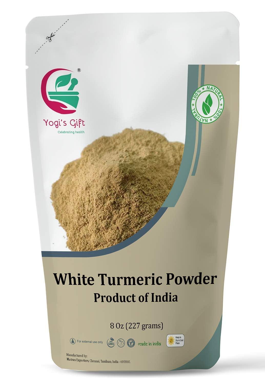 White Turmeric Powder and Wild Turmeric Powder Multi Pack for Health Enthusiasts - Yogi's Gift