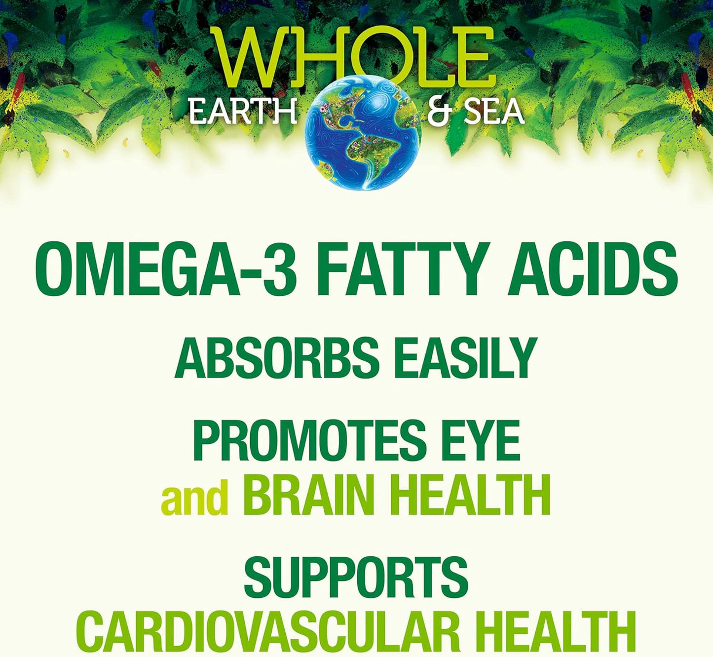 Whole Earth & Sea Marine DHA Omega-3 Vegetarian Softgels - 30 Count by Natural Factors