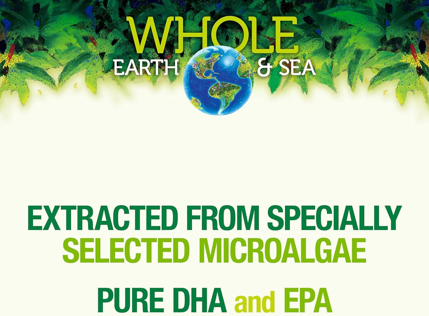 Whole Earth & Sea Marine DHA Omega-3 Vegetarian Softgels - 30 Count by Natural Factors