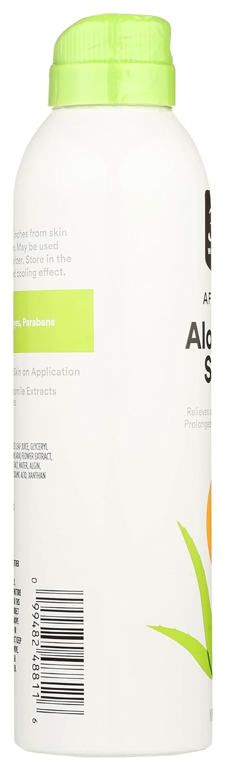 Whole Foods Market 365 Aloe Vera Spray After Sun 6 oz - Soothing and Hydrating Skin Relief