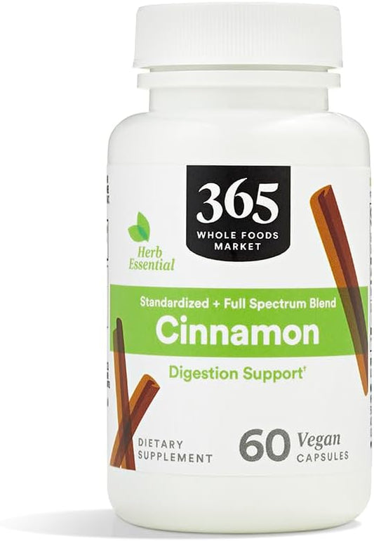 Whole Foods Market 365 Cinnamon Capsules - 60 Count - BoostGo Australia