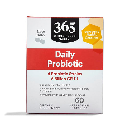 Whole Foods Market 365 Daily Probiotic, 5 Billion CFU, 60 Capsules