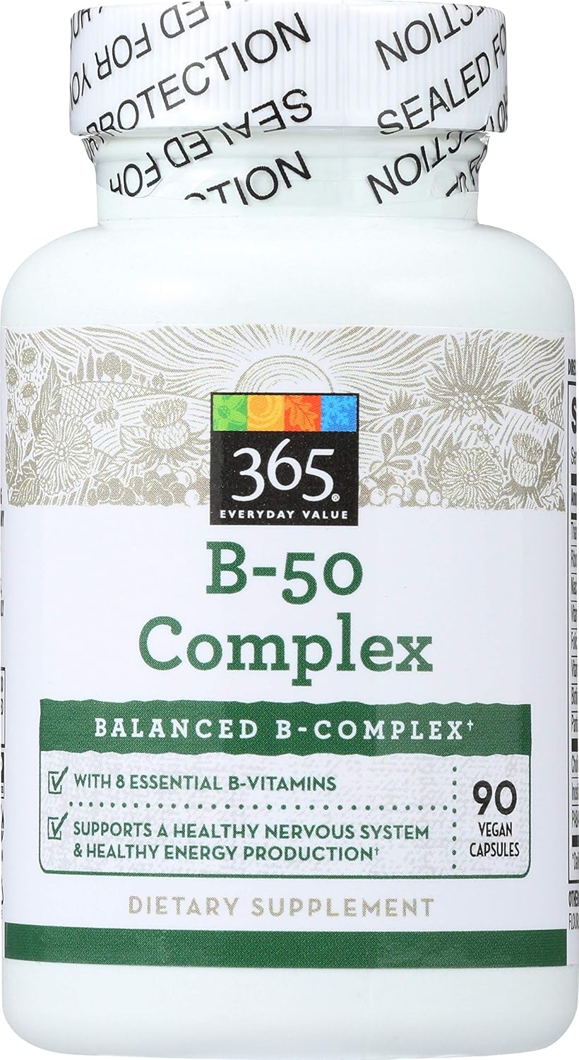 Whole Foods Market 365 Everyday Value B-50 Complex 90 ct - Packaging Variation Possible