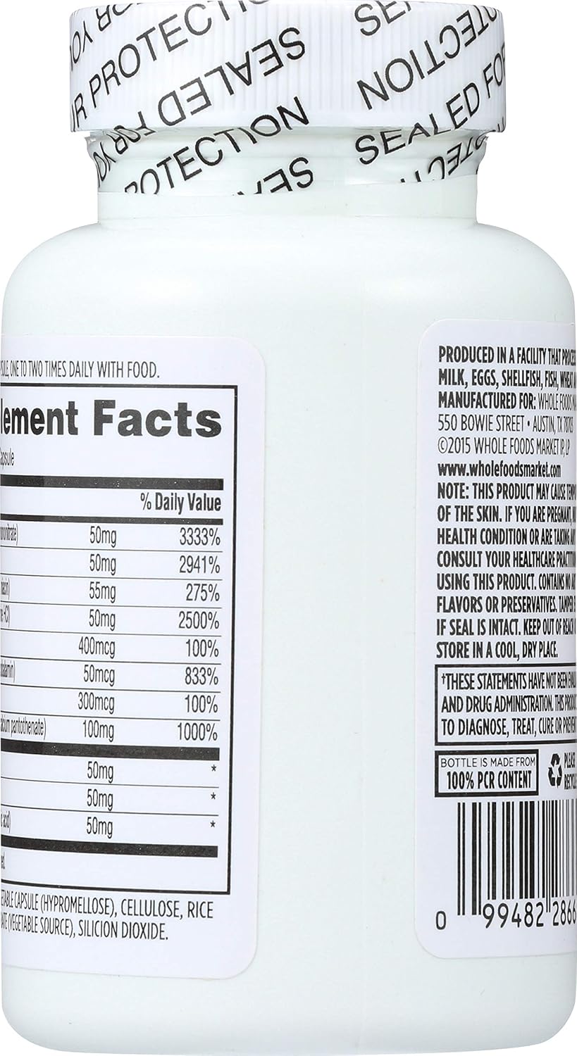 Whole Foods Market 365 Everyday Value B-50 Complex 90 ct - Packaging Variation Possible