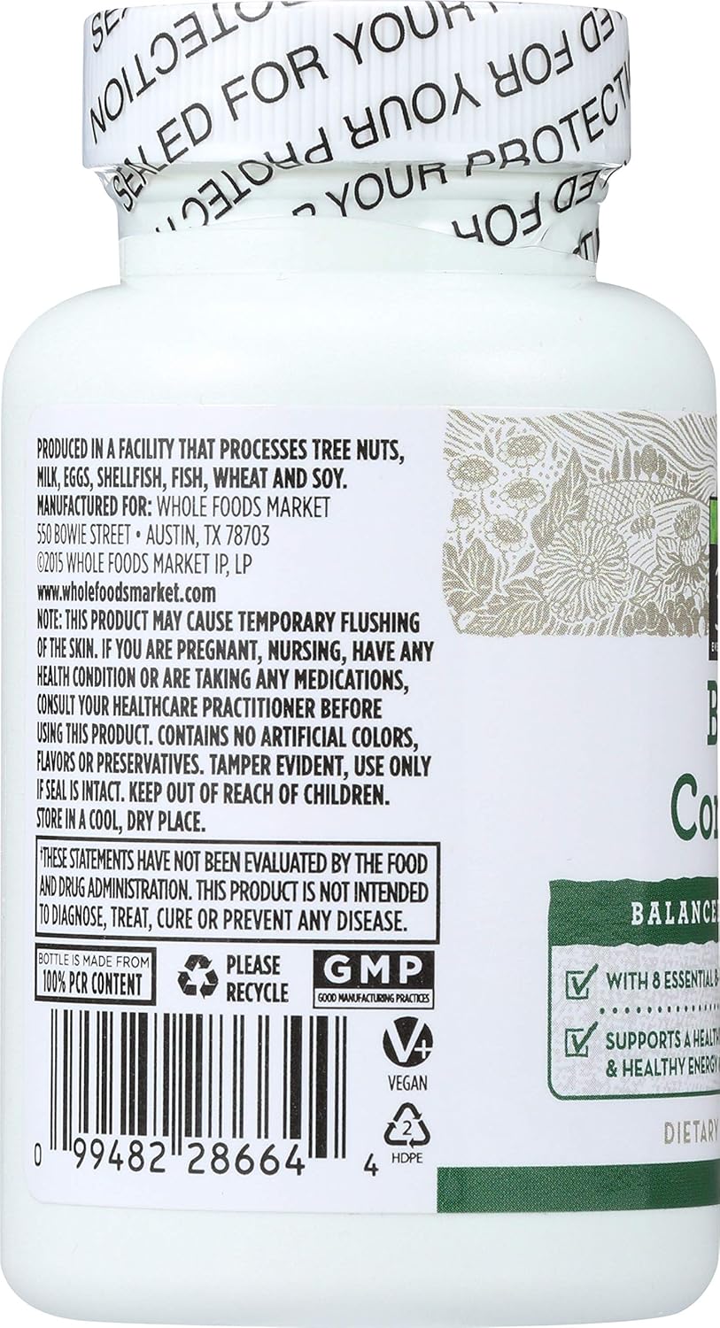 Whole Foods Market 365 Everyday Value B-50 Complex 90 ct - Packaging Variation Possible