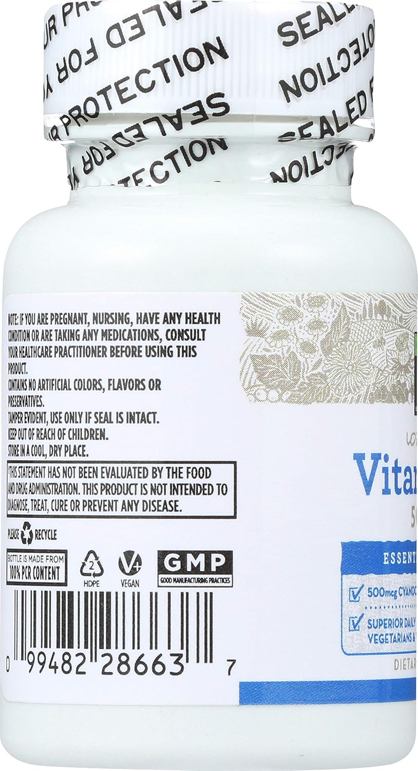 Whole Foods Market 365 Everyday Value Cherry Flavored Vitamin B12 500mcg Lozenges - 50 Count