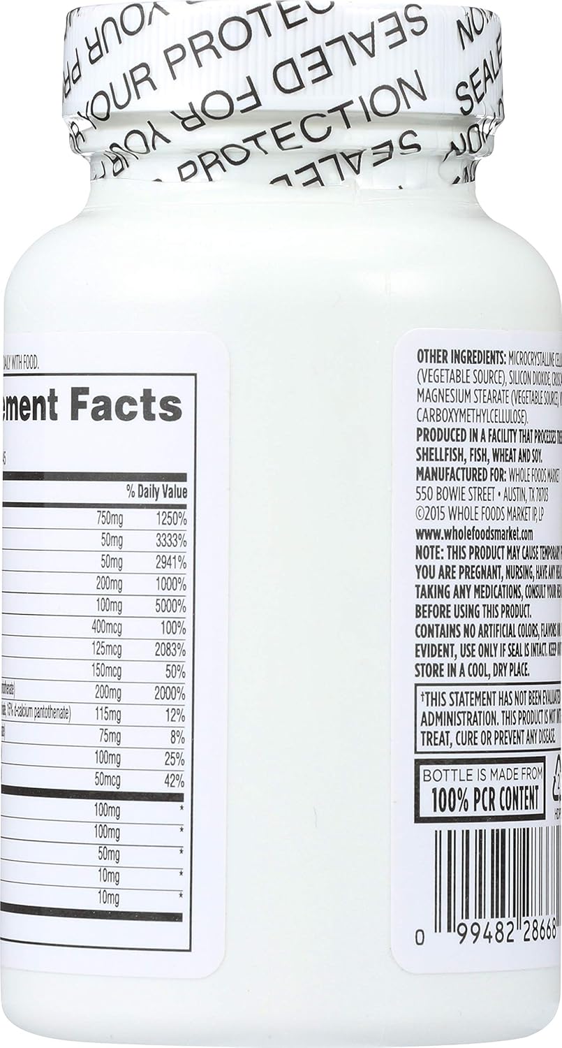 Whole Foods Market 365 Everyday Value High Potency B-Complex - 90 ct Bottle