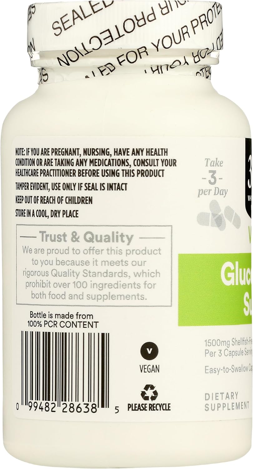 Whole Foods Market 365 Glucosamine Sulfate 1500 Mg - 90 Veg Capsules