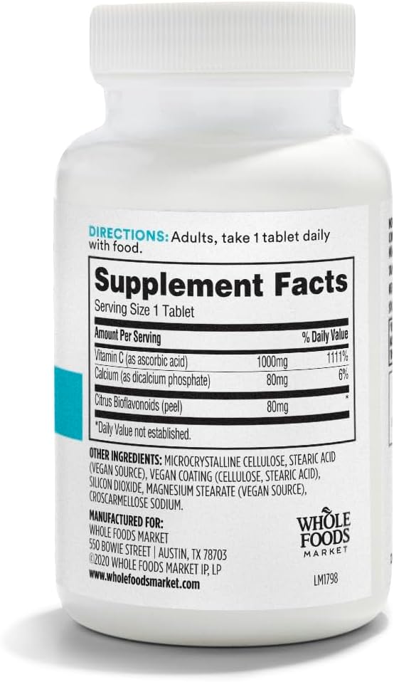 Whole Foods Market 365 High Potency Vitamin C Complex - 100 Tablets