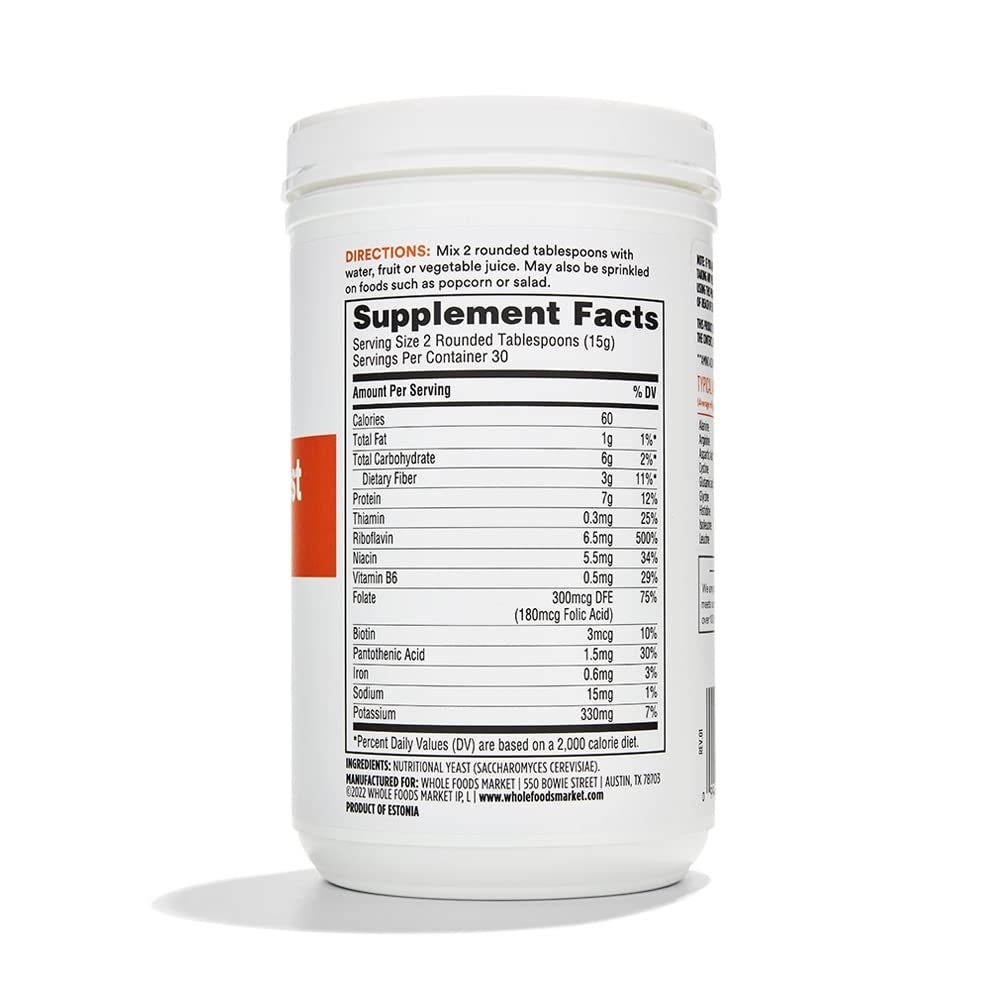 Whole Foods Market 365 Nutritional Yeast - 15.9 Ounce, Pack of 2