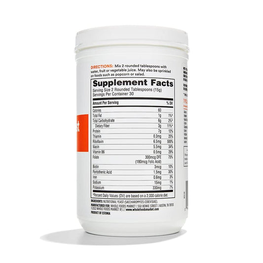 Whole Foods Market 365 Nutritional Yeast - 15.9 Ounce, Pack of 2