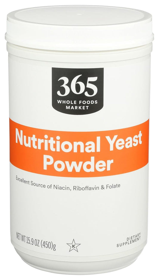 Whole Foods Market 365 Nutritional Yeast 15.9 Ounce - Vegan Superfood Supplement